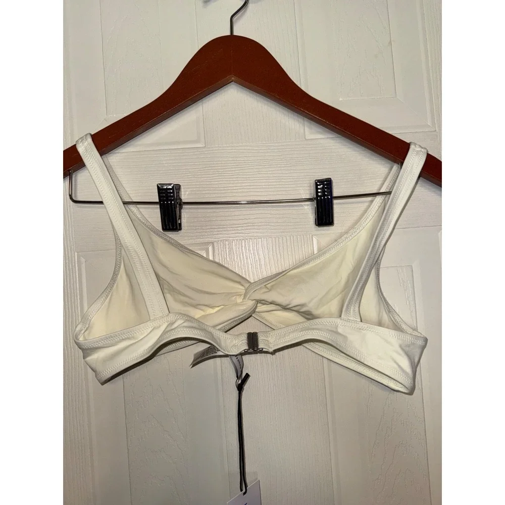 Solid & Striped The Jane Bikini‎ Top-Cream NudeSize Medium